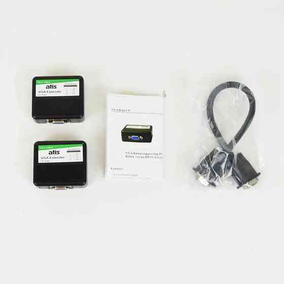 Пасивний приймач-передавач ATIS VGA Extender VGA-відео і RJ45 Київ