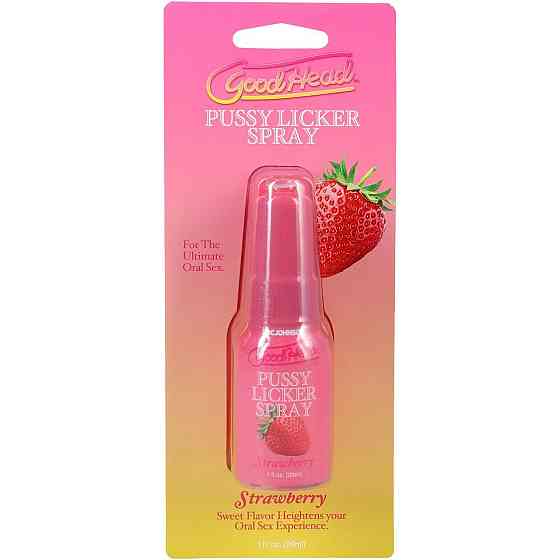 Спрей для кунілінгусу Doc Johnson GoodHead Pussy Licker Spray - Strawberry 29 мл Sex Aura Київ