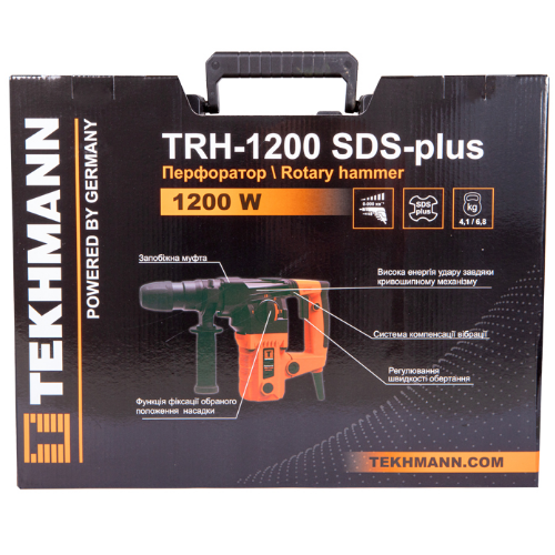 Перфоратор бочковий SDS+ TRH-1200 Tekhmann Житомир