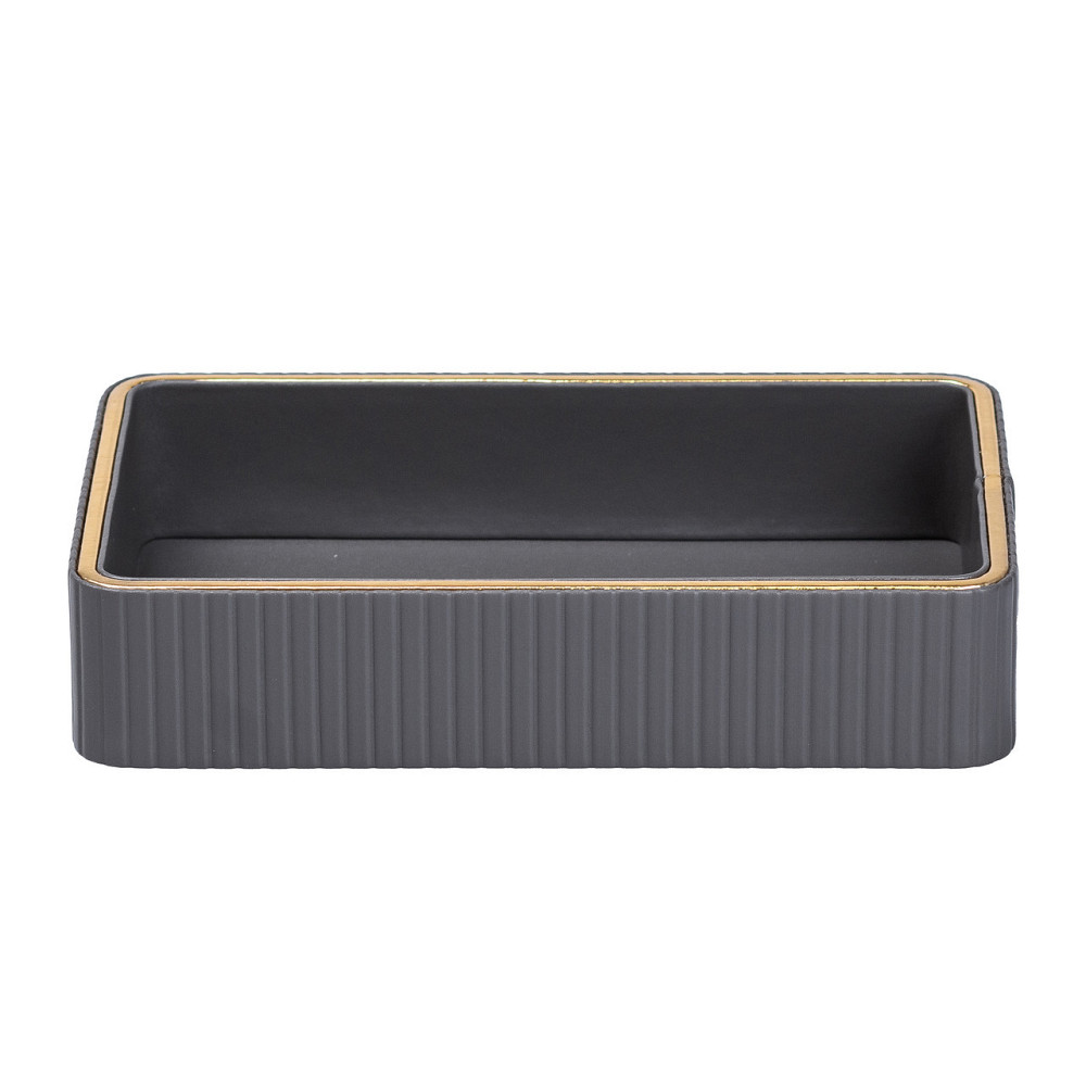 Салфетница из эко-кожи серого цвета 25x15 см Киев - изображение 4