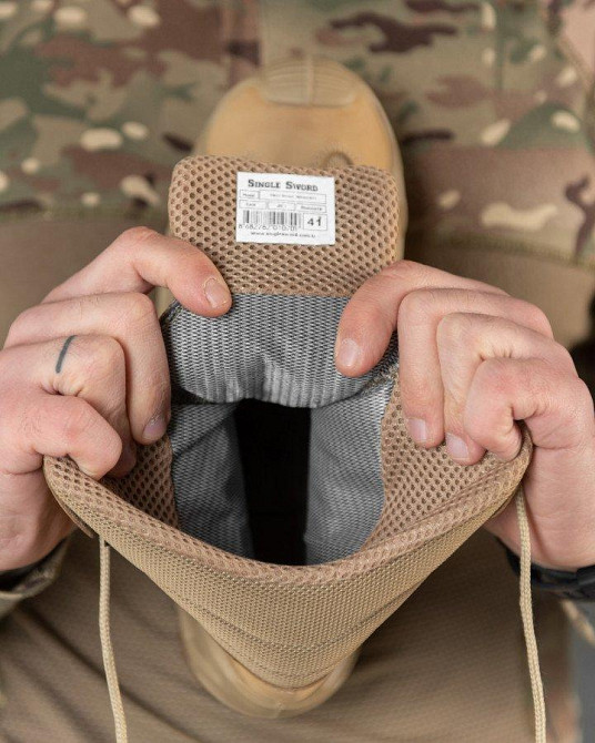 Тактичні берці Single Sword койот ВТ0586 Одеса - фото 6