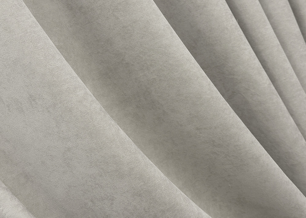 Комплект штор на люверсах VR-Textil Мікровелюр Petek YL № 1803ш Світло-сірий 150х270 см 2 шт (37-0269) Київ - фото 7