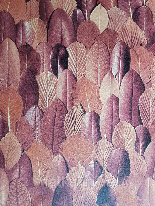 Обои виниловые на флизелине Marburg 31734 Imagine листья бордовые алые красные Киев - изображение 4