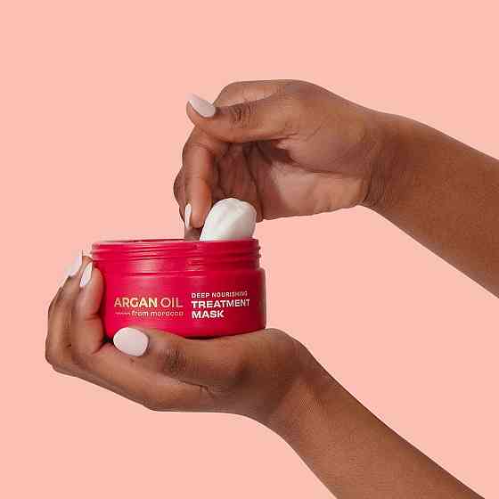 Живильна маска з аргановою олією Argan Oil from Morocco Deep Nourishing Treatment Mask Lee Stafford 200 мл Київ