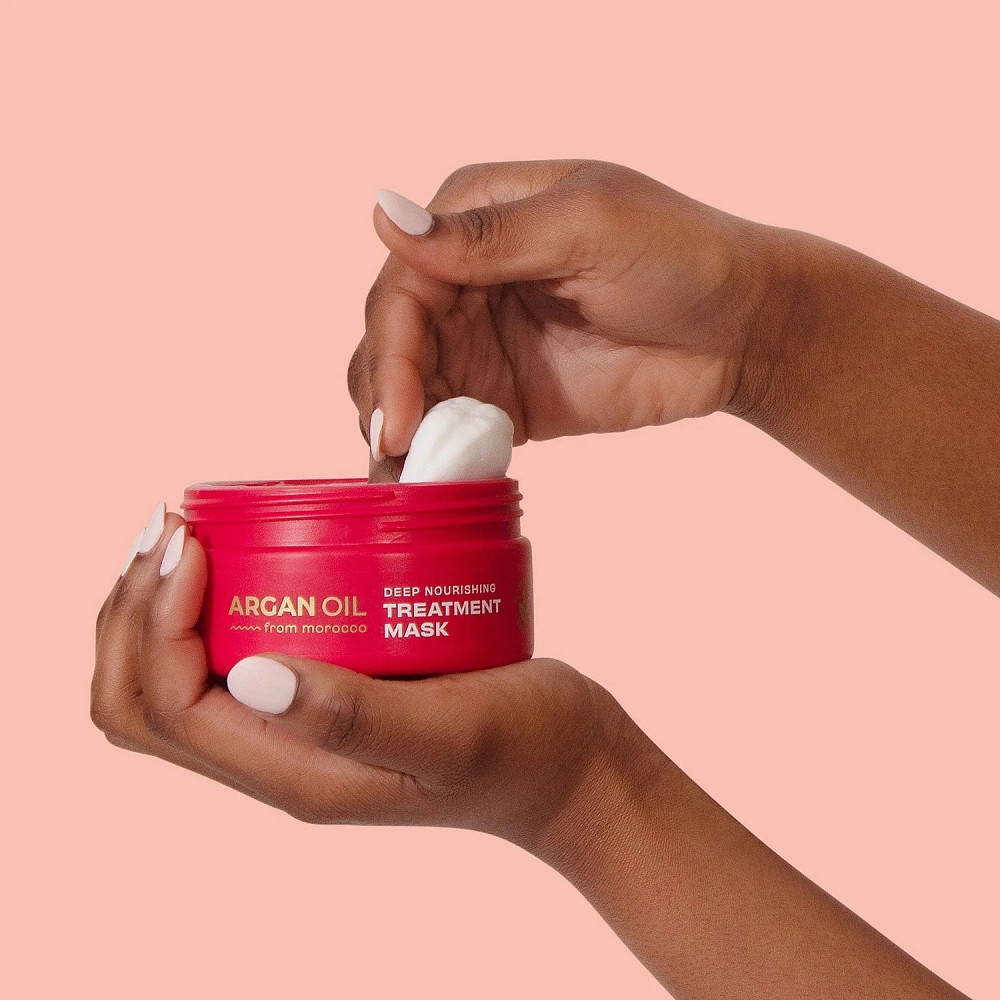 Живильна маска з аргановою олією Argan Oil from Morocco Deep Nourishing Treatment Mask Lee Stafford 200 мл Київ - фото 4