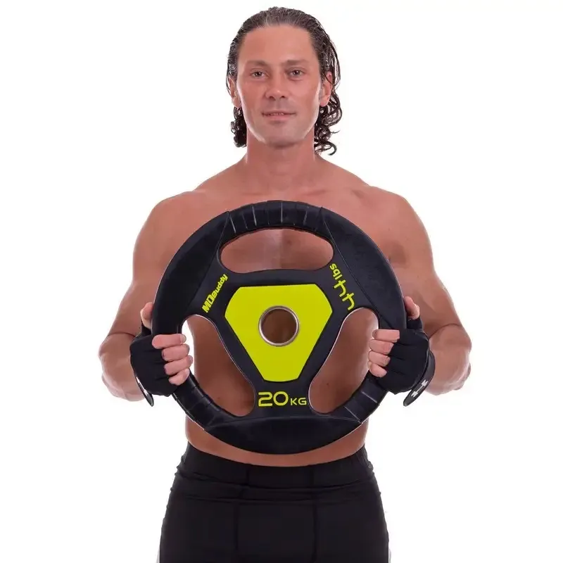 Диск поліуретановий 20 кг на гриф 50 мм Zelart TA-2677-20 Київ - фото 5