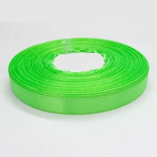 Стрічка атласна 12 мм салатова 23 м Київ - фото 1