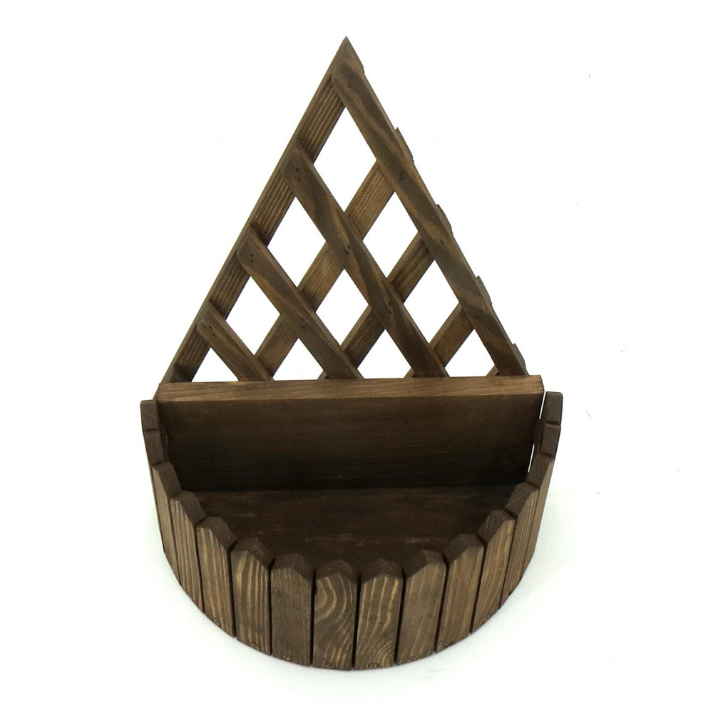 Полиця настінна для квітів "Натал" мокко Миколаїв - фото 5