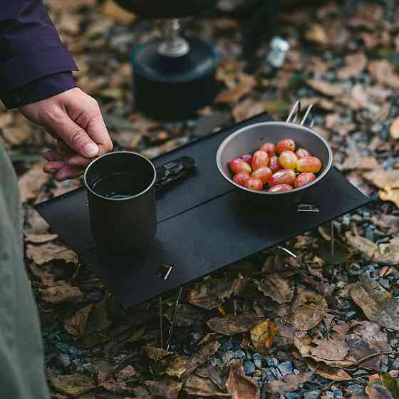 Стіл складаний Naturehike CNK2450JJ024 (31х21 см) алюміній Чорний Вінниця