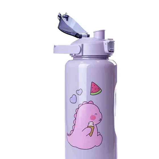 Набір багаторазових пляшок 3 в 1 Дракоша, фіолетовий Київ