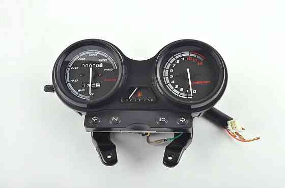 Панель приборов (в сборе) Ямаха YBR 125 (140км/ч, тахометр, черная) (#MY-127) Мукачево