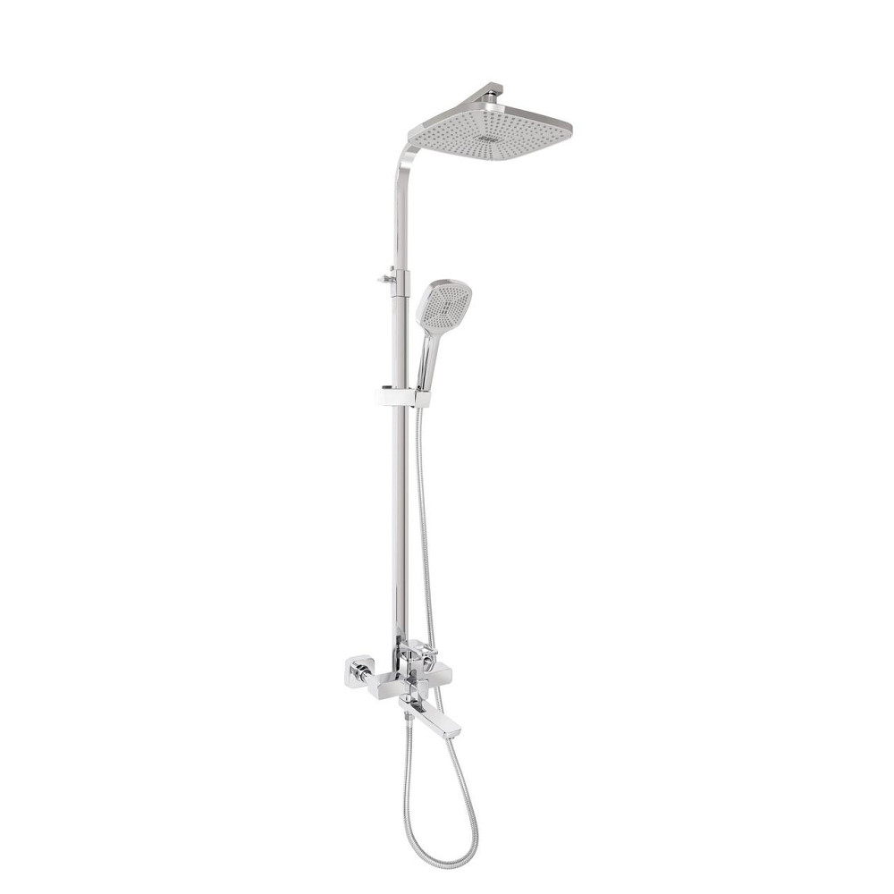 Душова система універсальна Lidz Wawel 1030 на три споживачі (з виливом) (k35) LDWAW1030CRM45391 Chrome Київ - фото 1