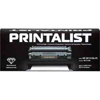Тонер-картридж Printalist HP LJ 4003/4103, MFP 4103 Black / W1510A Black (HP-W1510A-PL) Вінниця