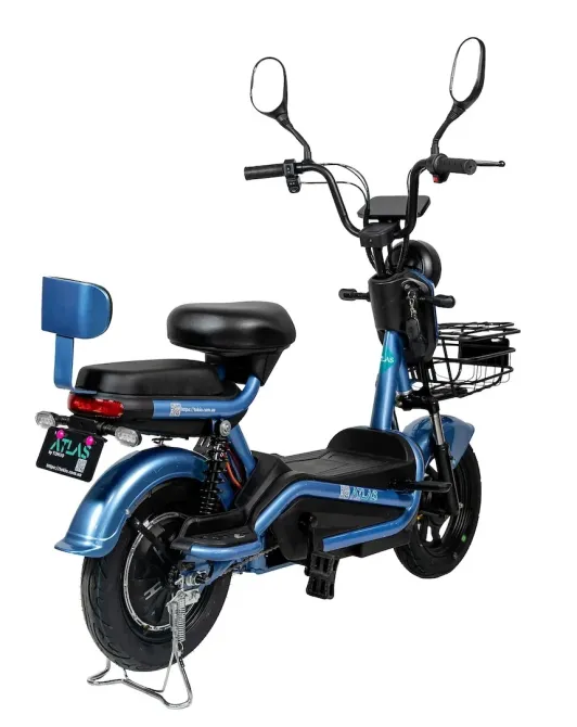 Електроскутер Atlas Elegant 500W Blue Київ - фото 4