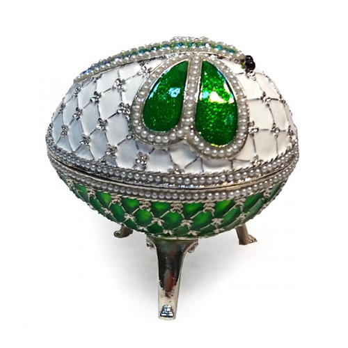 Яйце-скринька зі стразами під Фаберже Київ - фото 1