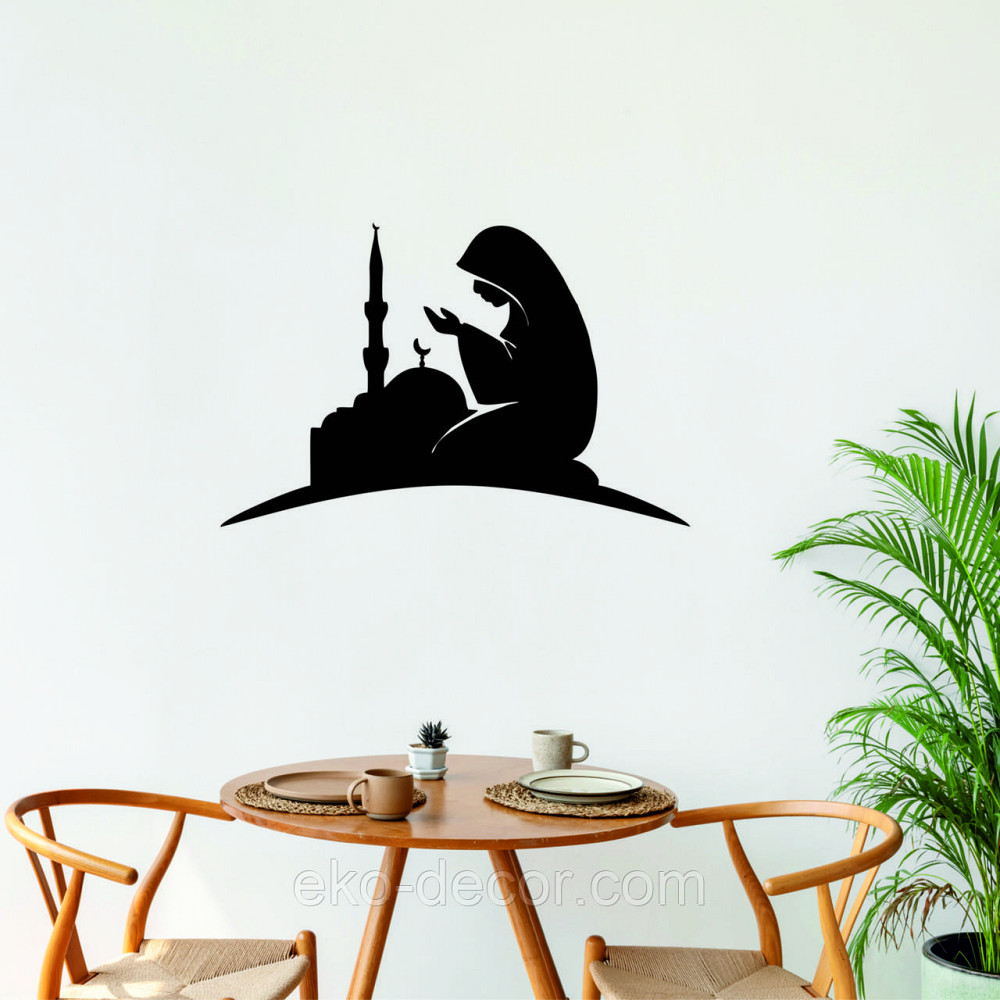 Декоративне настінне Панно «Іслам» Декор на стіну 70*45 см, Чорний Київ - фото 4