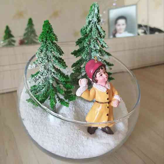 Новогодние елочные игрушки из полистоуна. Ёлочные украшения. Винтажные елочные игрушки из полистоуна Одесса