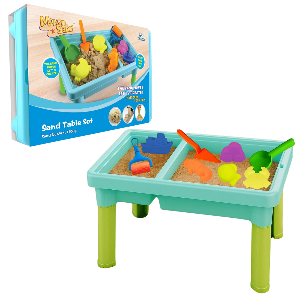 Набор детский стол с кинетическим песком и аксессуарами 