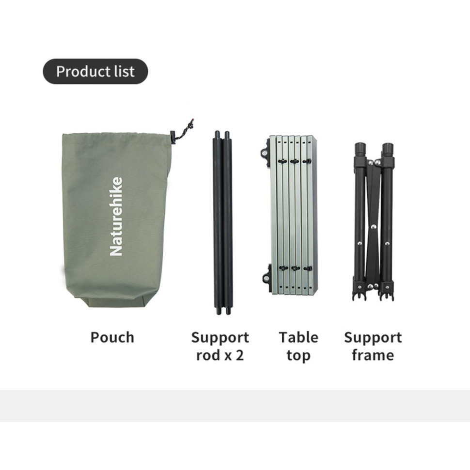 Складной стол Naturehike Yamami Y01 CNK2450JJ027, М, алюминий Киев - изображение 2