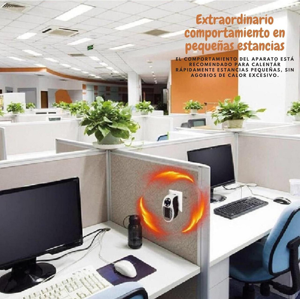 Портативный керамический обогреватель Walzita 400 Вт Днепр - изображение 6