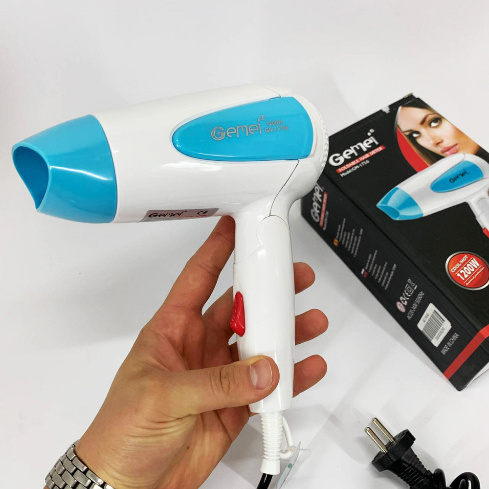 Мощный фен для волос Gemei, Профессиональный фен для работы, Хороший мощный фен дома и салона HP-53 Львов - изображение 11