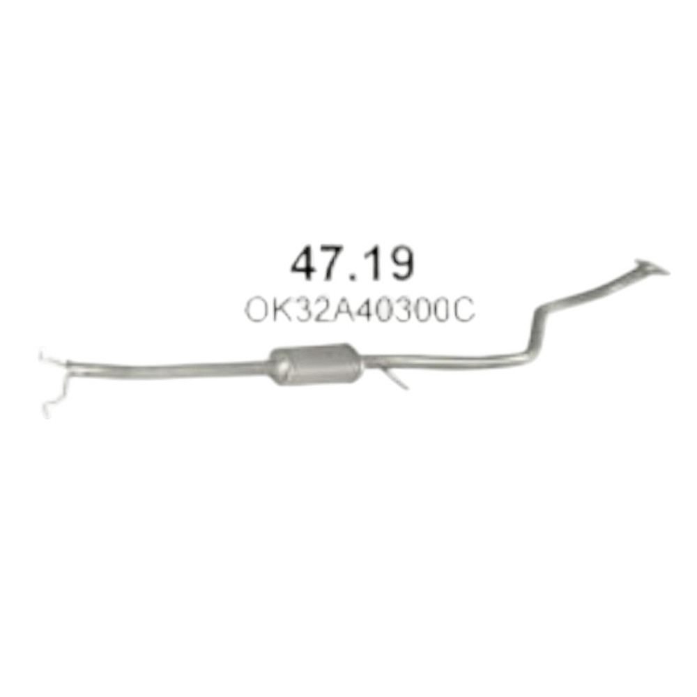 Резонатор Rio 1.3-1.5 Кіа Мукачево - фото 1