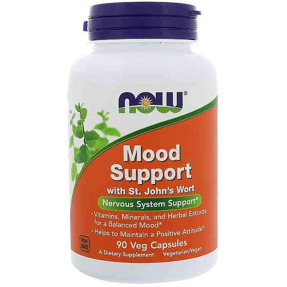 Підтримка настрою зі звіробою Now Foods Mood Support 90 вег капс Київ