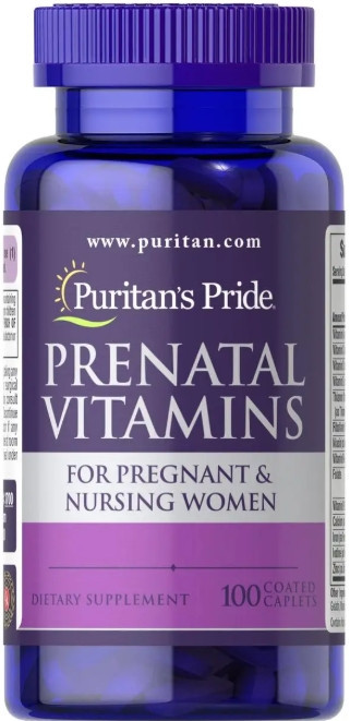 Вітаміни для жінок Puritan's Pride Prenatal Vitamins 100 таб Київ - фото 4