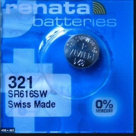 Батарейки-таблетки Renata 321 / SR616 / 10 шт. на блістері Дніпро - фото 2