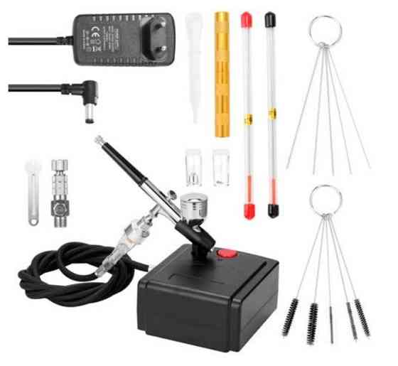 Аерограф HD-130 0.3 мм із компресором TC-100, набір для аерографії Вінниця