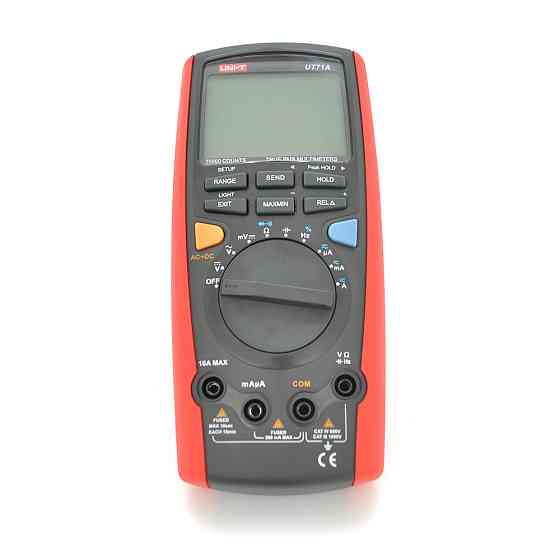 Мультиметр UNI-T UT71A Вимірювання: V, A, R, Hz, C, скважність, True RMS, автоматичний діапазон, підсвічування, USB Київ