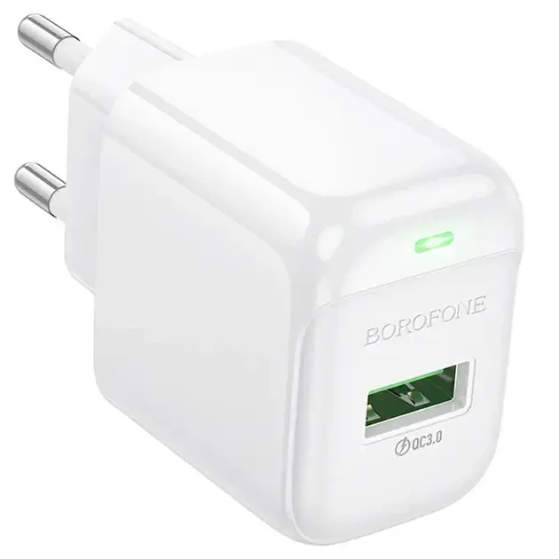 Зарядное устройство 220В QC3.0 Borofone Potential BAS42A для портативной техники, быстрая зарядка Киев - изображение 6