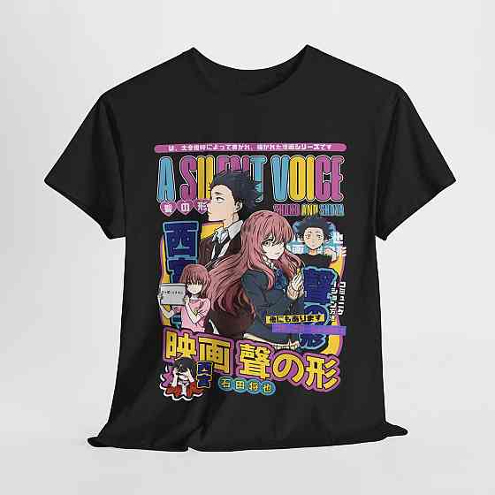 Футболка аниме Силент Воике Аниме Манга оверсайз (S/M/L) Черний AnimeJ0695 Днепр