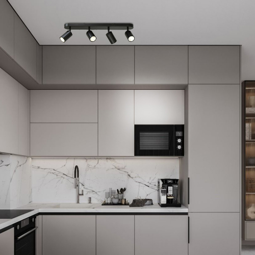 LED Світильник під лампу 4*GU10 накладний поворотний VL-SPF05B-WPB Videx Житомир - фото 4