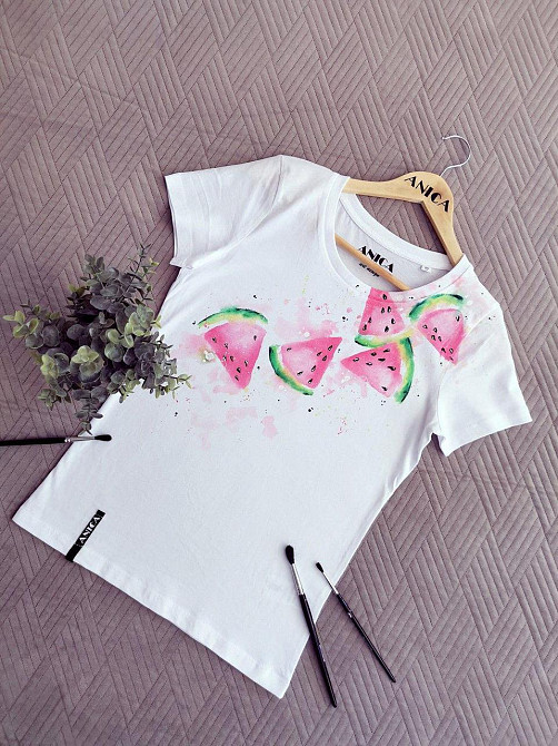 Футболка женская с принтом 44 Белая 2634325359 Днепр - изображение 1