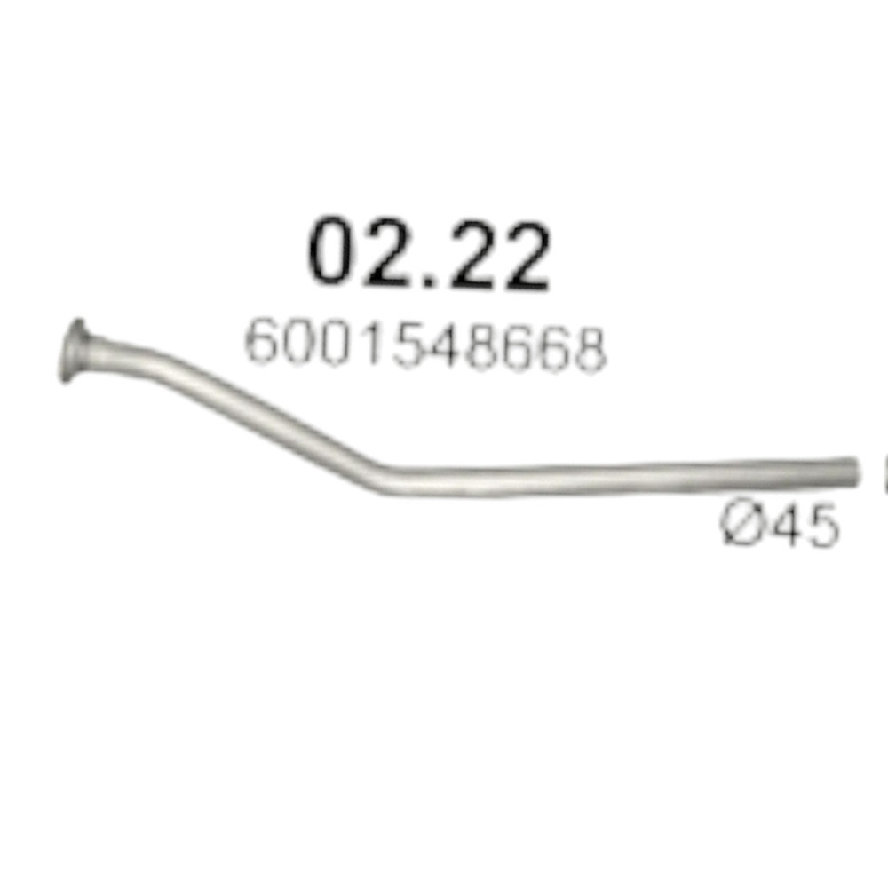 Труба Логан, Daster 1.5D (штаны) приемная Мукачево - изображение 1