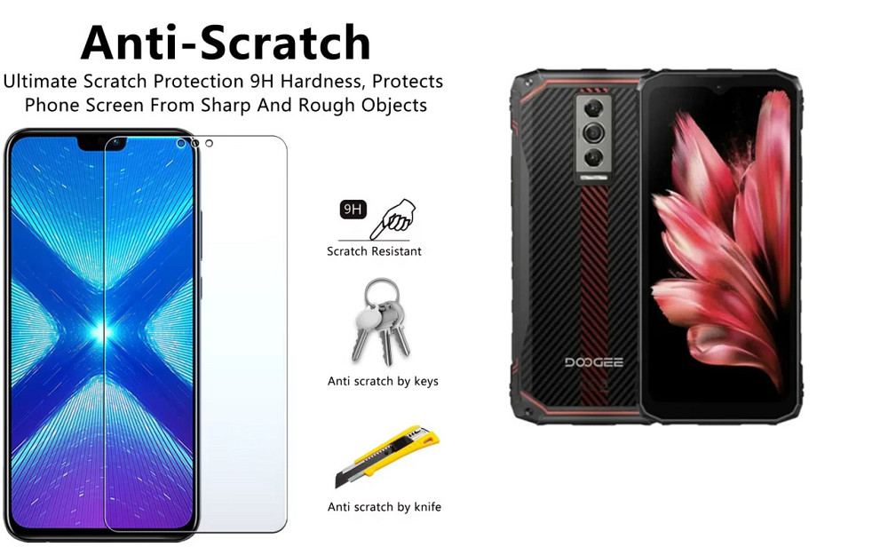 Защитное стекло NeoGlass для DOOGEE Blade 10, Blade 10 Pro – ультрапрозрачное и устойчивое Киев - изображение 1