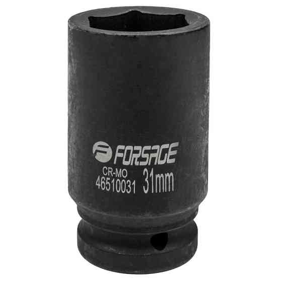 Головка ударна глибока 31 мм 3/4" 6 гр. Forsage F-46510031 Одеса