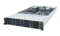 Сервер Gigabyte R283-S91-AAJ1, RACK 2U, DP, 4Gen. Intel Xeon Scalable 4x3.5/2.5"NVMe8x3.5/2.5"SATA2x2.5"SATA 2xGbE, Red.PSU,IPMI Київ - фото 1