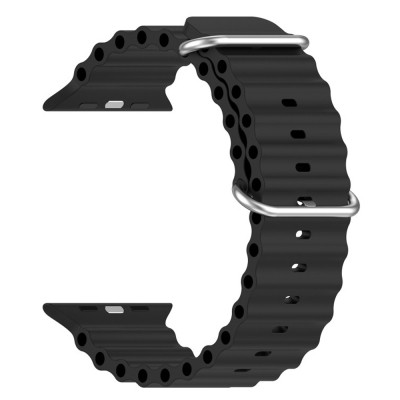 Ремешок для смарт-часов Armorstandart Ocean Band для Apple Watch 42 (Series 11-10)/41/40/38 Black (ARM74233) Винница - изображение 1