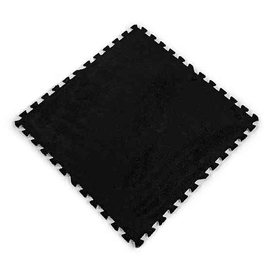 Пол-пазл плюшевый ЧЕРНЫЙ 60*60*1cm (D) SW-00002079 Днепр