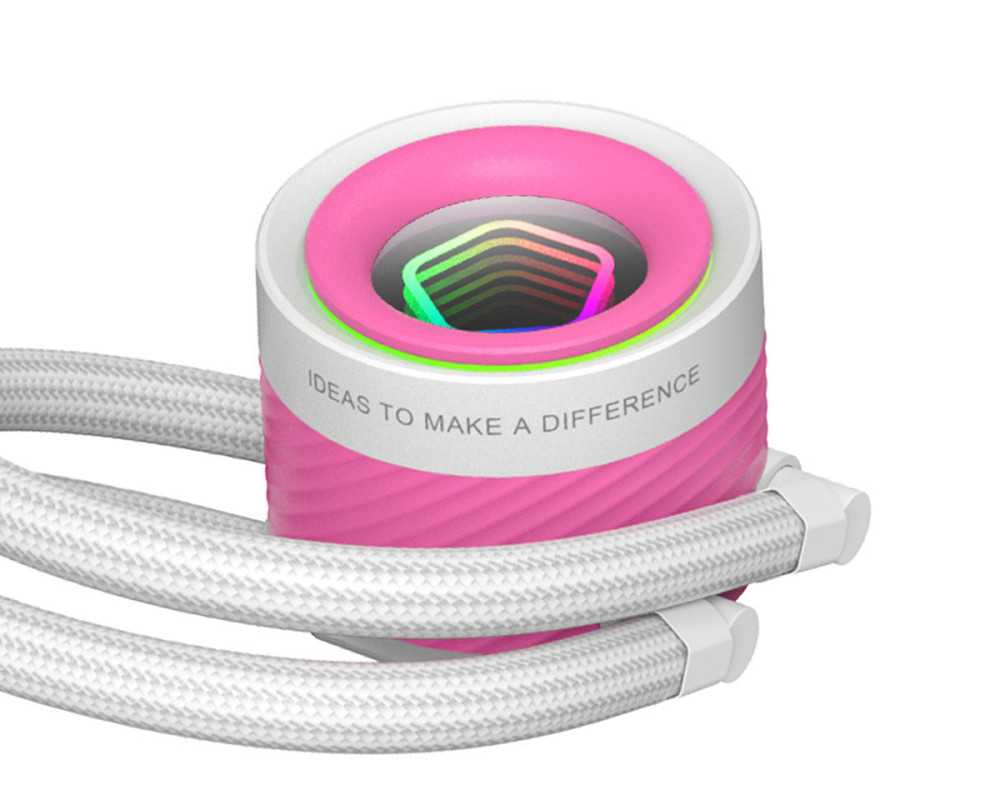 Система водяного охолодження ID-Cooling FX240 INF Pink ( білий з рожевим ) Харьков - изображение 8