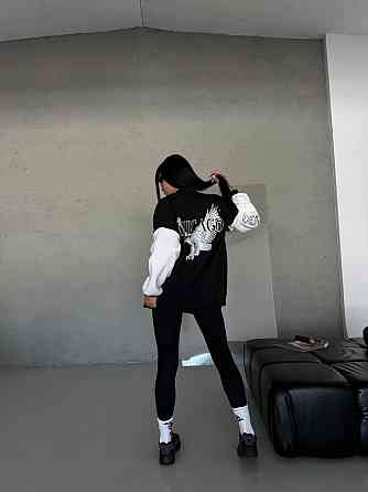 Женский теплый прогулочный костюм: бомбер и лосины трехнить на флисе + рубчик Одесса