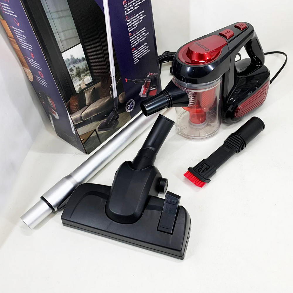 Топ вертикальных пылесосов MAGIO MG-910 600 Вт, Вертикальный щеточный пылесос, Ручной пылесос для дома XZ-60 Львов - изображение 11