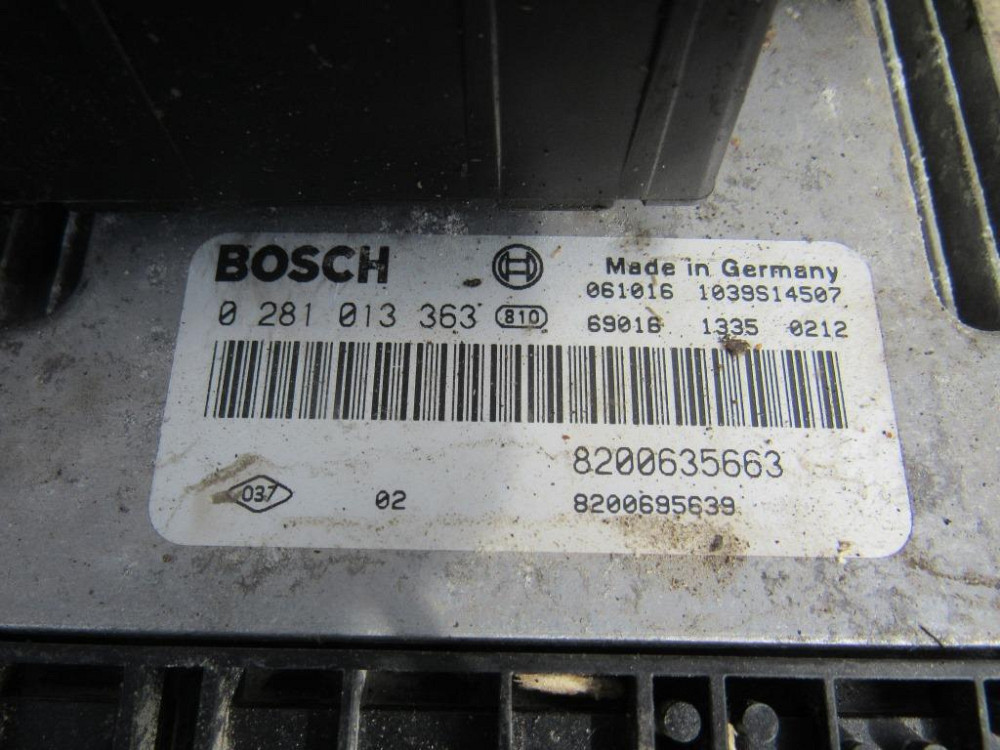 Блок керування двигуном Nissan Primastar 2.5 DCI 2007-2010 (0281013363) Ковель - фото 2