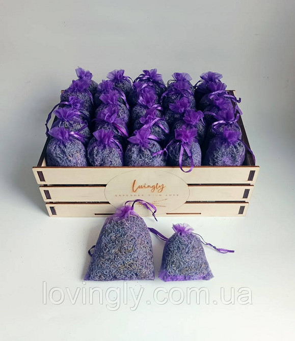 Ароматичні міні мішечки з лавандою, аромасаше з лаванди в мішечках . Ірпінь - фото 2