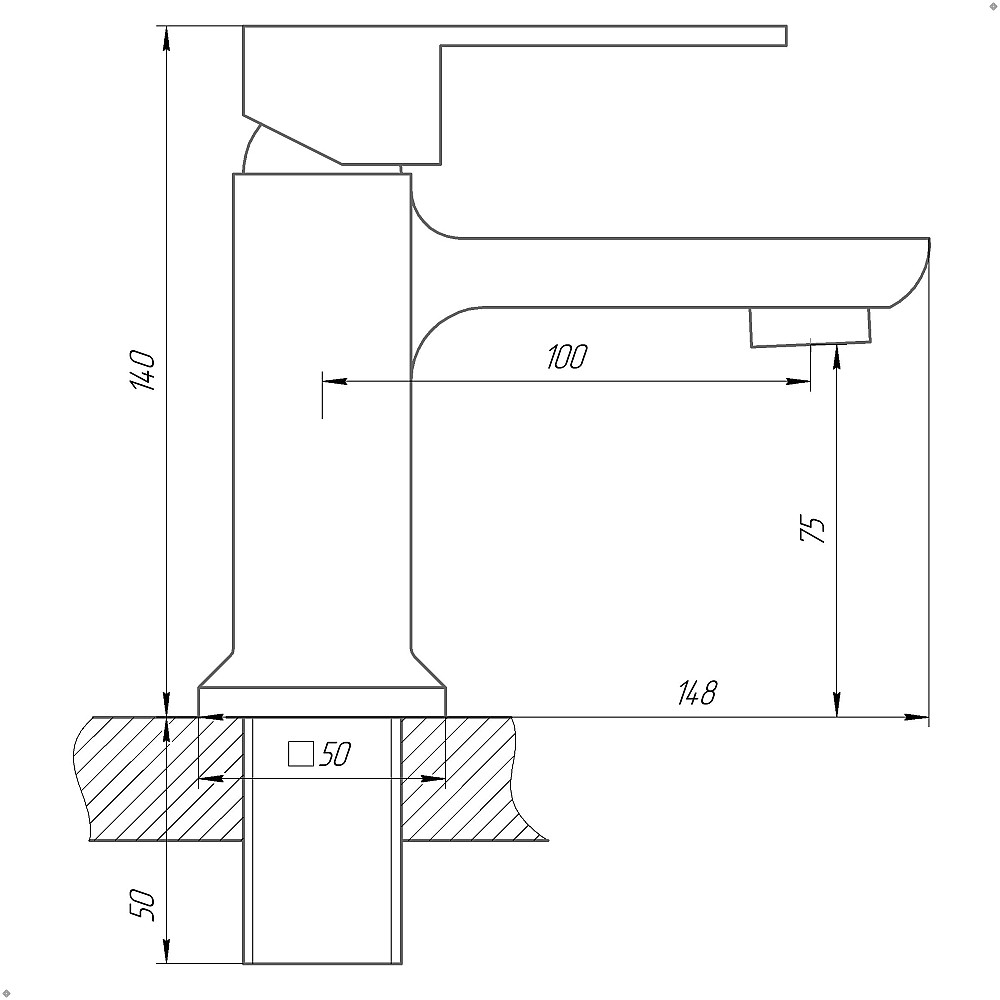 Змішувач для умивальника DOMINO MALIBU DMM-401 Луцк - изображение 4