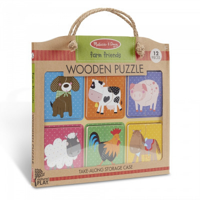 Пазл Melissa&Doug деревянные в футляре "Друзья фермы" (MD31363) Винница - изображение 2