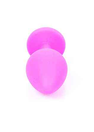 Анальна пробка - Jewellery Silicone Pink Plug M Light Blue Sex Aura Київ