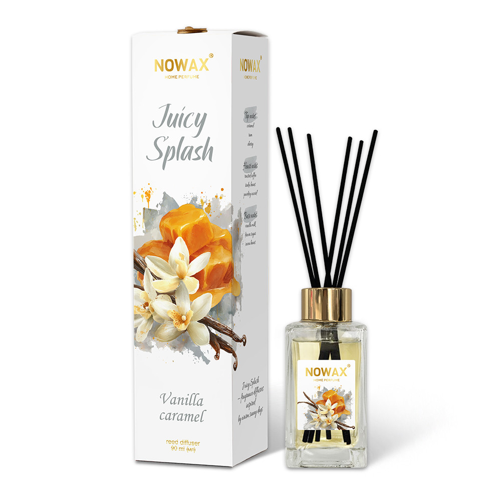 Аромадифузор с палочками Nowax Juicy Splash - Vanilla Caramel 90мл Львов - изображение 1